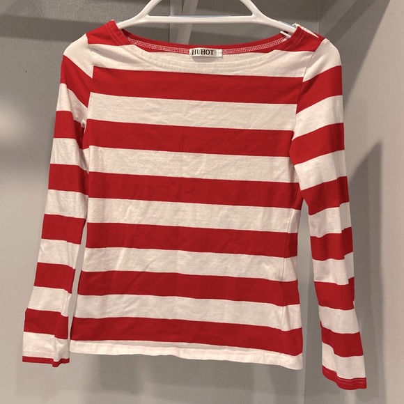 HUHOT Tops - “Where’s Waldo?” long sleeve blouse